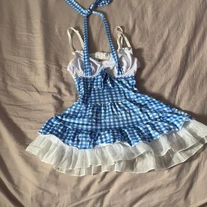 Blue and white Dress Halloween costume